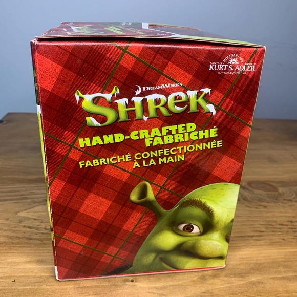 Retired 2007 Hand-Crafted FABRICHE Shrek Santa Christmas Kurt S Adler New - Picture 8 of 8